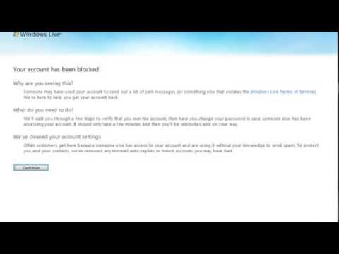 how to recover hotmail account