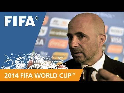 Final - Chile coach Jorge Sampaoli speaks about his team's draw for the 2014 FIFA World Cup™. More videos about the 2014 FIFA World Cup™ Final Draw: http://www.youtu...