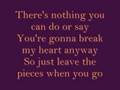Leave The Pieces lyrics-The Wreckers
