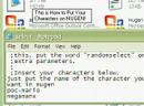 how to put characters on mugen