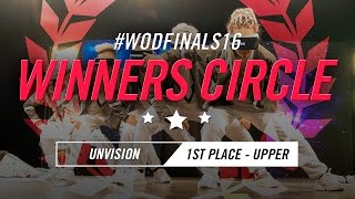 UNVISION – World of Dance Finals 2016 Winners Circle