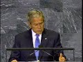 Bush UN Speech General Assembly Pt 1 Bush UN Speech General Assembly Pt 1