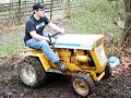 climbing on my cub cadet