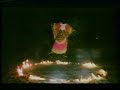 African shaman performing levitation