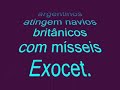 AVIAÇÃO - Guerra das Malvinas - Caças argentinos em ação AVIAÇÃO - Guerra das Malvinas - Caças argentinos em ação