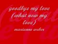 goodbye my love