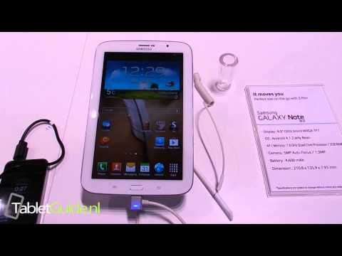 Samsung Galaxy Note 8.0 hands-on review MWC 2013 - TabletGuide.nl