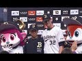 2019年7月16日 オリックス・ディクソン投手・山岡泰輔投手ヒーローインタビュー