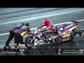 Top Fuel Motorcycle Dragbike Explodes! Larry Spiderman Mcbride Starting Line Explosion