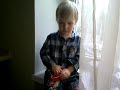 Леша пробует себя в роли чукчи