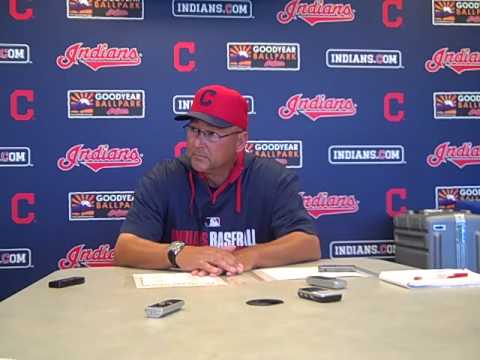 VIDEO: Terry Francona daily media gathering