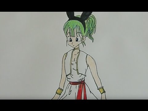 how to draw bulma from dragon ball z