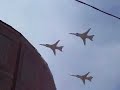 May 9th Air Parade in Moscow as was seen from Taganskaya square