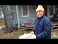 Baking Bread in a Madeline Island Clay Oven 11-2009.wmv