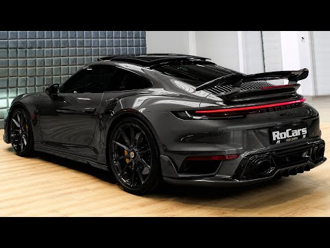 Akrapovic Porsche 911 (992) Turbo S by TECHART - Sound, Interior and Exterior in details