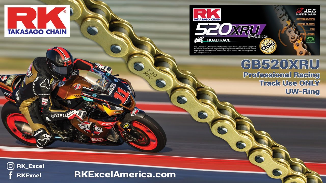 RK Chain GB520XRU Roadracing Chain with Westby Racing