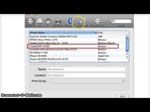 how to discover printer on mac