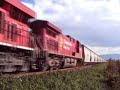 Two CP Trains at Chilliwak BC