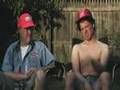 Two idiots - butt cheek