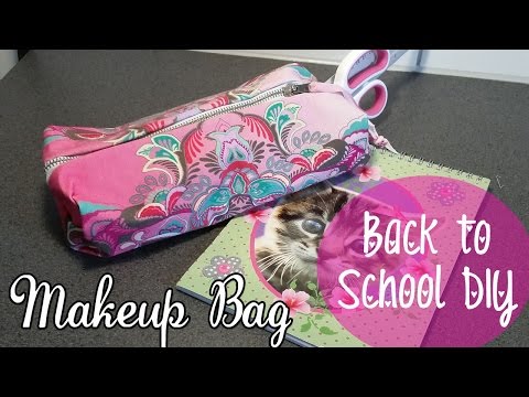 ♥ DIY Back To School ♥  MAKE-UP Tasje of Etui Zonder te Naaien! ♥