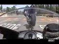 Crazy Footage from Motorcycle Dash Cam
