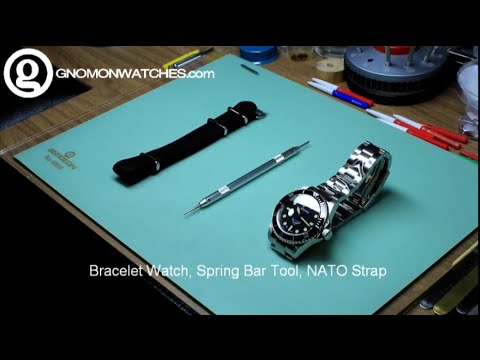 how to fit zulu watch strap