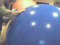 me blowing up a 72 balloon