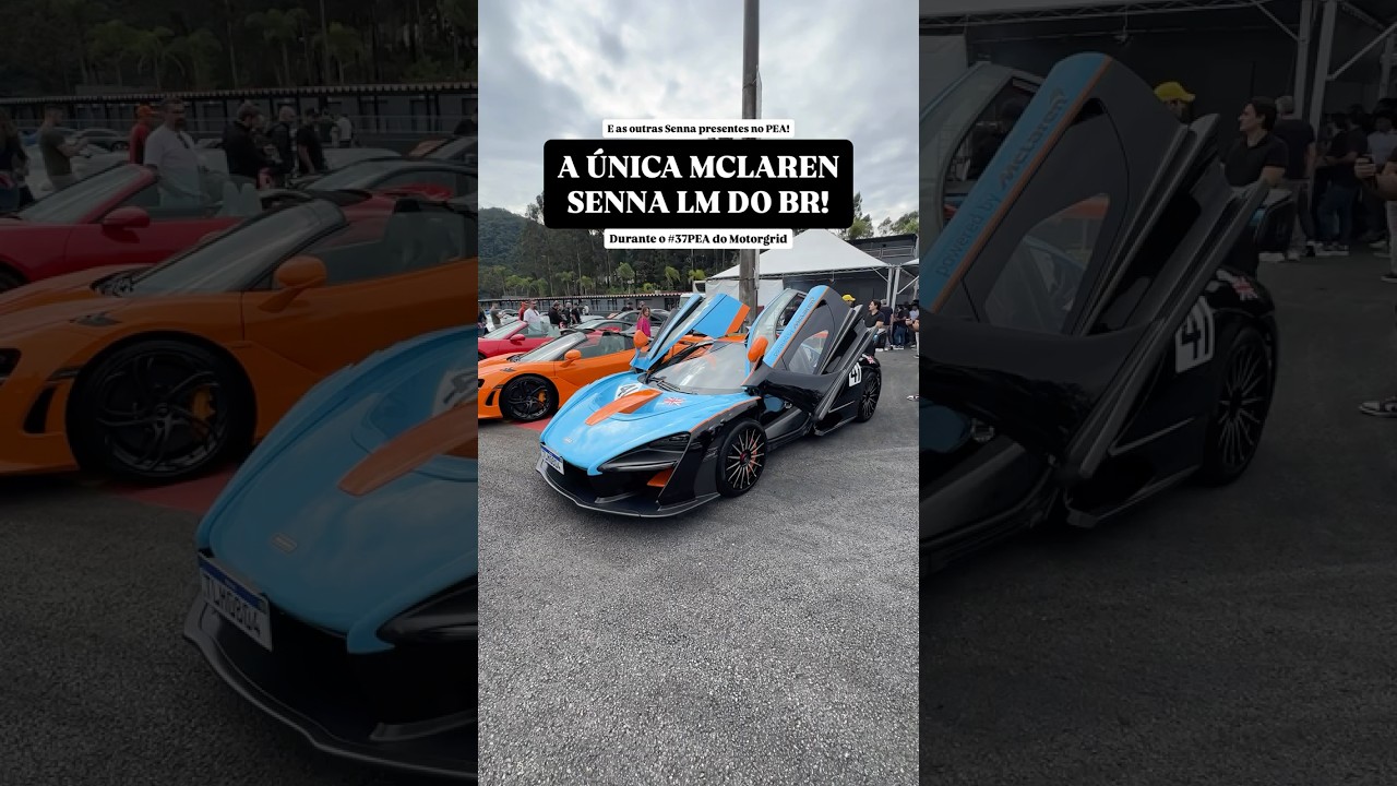 A ÚNICA MCLAREN SENNA LM do PAÍS!