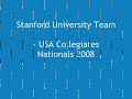 Stanford Team - Collegiates Nationals 2008