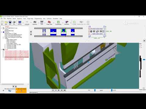 Offline programming for press brakes & sheet metal bending 3D simulation
