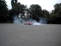e30 325i donuts in car park