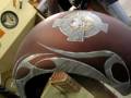 3D Head Custom Paint airbrushes an awesome Texas Chopper trike