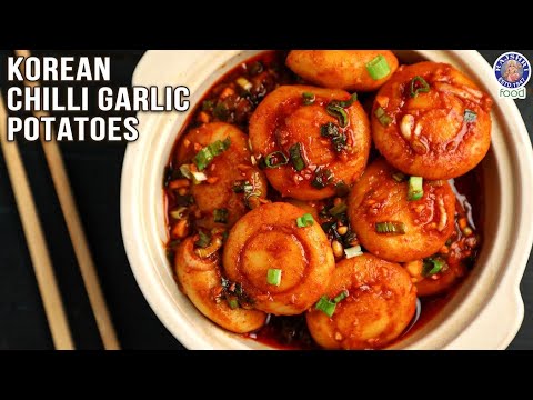 Korean Chilli Garlic Potato | Better Than Noodles | Delicious Korean Dish | Easy Potato Recipe
