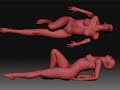 The Female form.sculpt. Zbrush , Modo , Hexagon