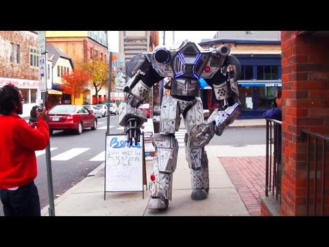 Real Life Giant Robot on the Rampage