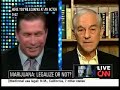 Ron Paul debates Stephen Baldwin on Legalizing Marijuana on CNN Larry King 03132009