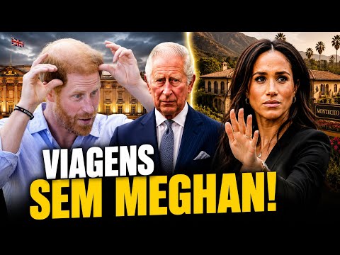 HARRY INTENSIFICA VIAGENS AO REINO UNIDO E CRIA ABISMO COM MEGHAN!