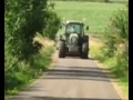 Fendt 716 am walzen in Emersacker