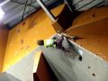 Adam Ondra winning the World Cup climbing Puurs