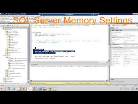 how to set sql server max memory