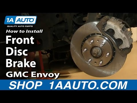 How To Install Do a Front Disc Brake Job 2002-09 GMC Envoy and XL XUV