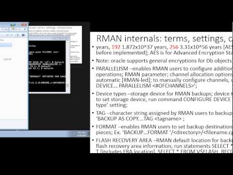 how to perform rman restore