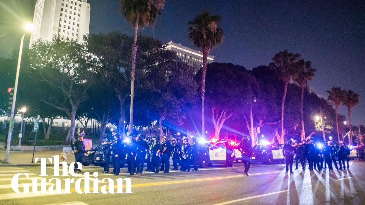 LA imposes curfew as protests against immigration raids spread across US