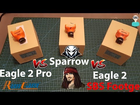 Runcam Sparrow Vs. Eagle 2 Pro Vs. Eagle 2 - Side By Side Comparison Footage