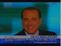 Silvio Berlusconi vince l'elezioni 2008 Porta a Porta