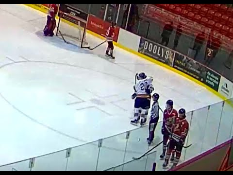 Playing against the Valleyfield Braves (LHJQ), among players much older than him, 16-year-old Gabriel Lopez Courcy, managed to score the winning goal while playing with a one-player deficit.  His team was trying to win the match - still 2-2 at the start o