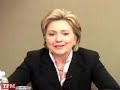 Hillary Clinton at Argus Leader editorial board interview, May 23, 2008