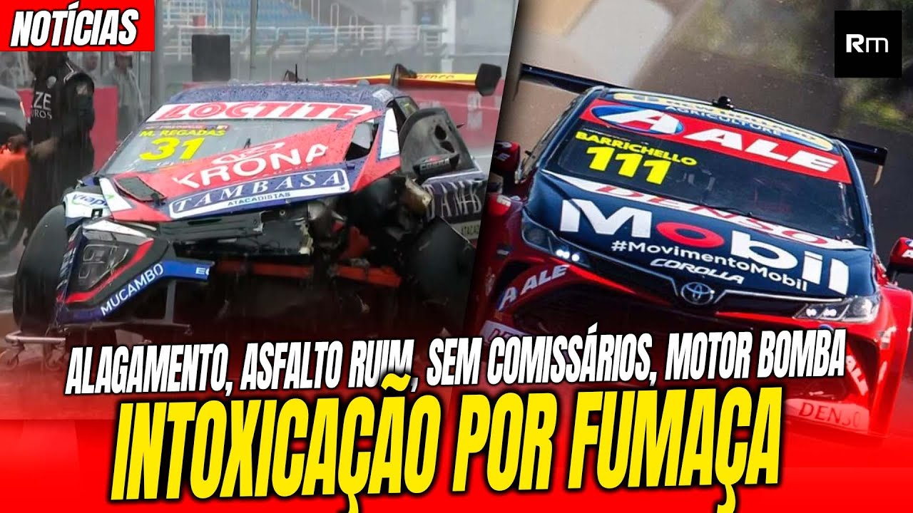 🚨STOCK CAR EM CRISE ÉPICA COM ATÉ INTOXICAÇÃO POR FUMAÇA / TRETA HORNER / AUDI LANÇAMENTO #f1