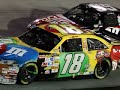 Carl Edwards Bumps Kyle Busch to Bristol Win