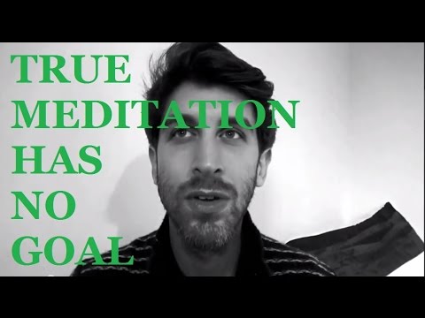 Jeff Foster Video: The True Meaning of Meditation